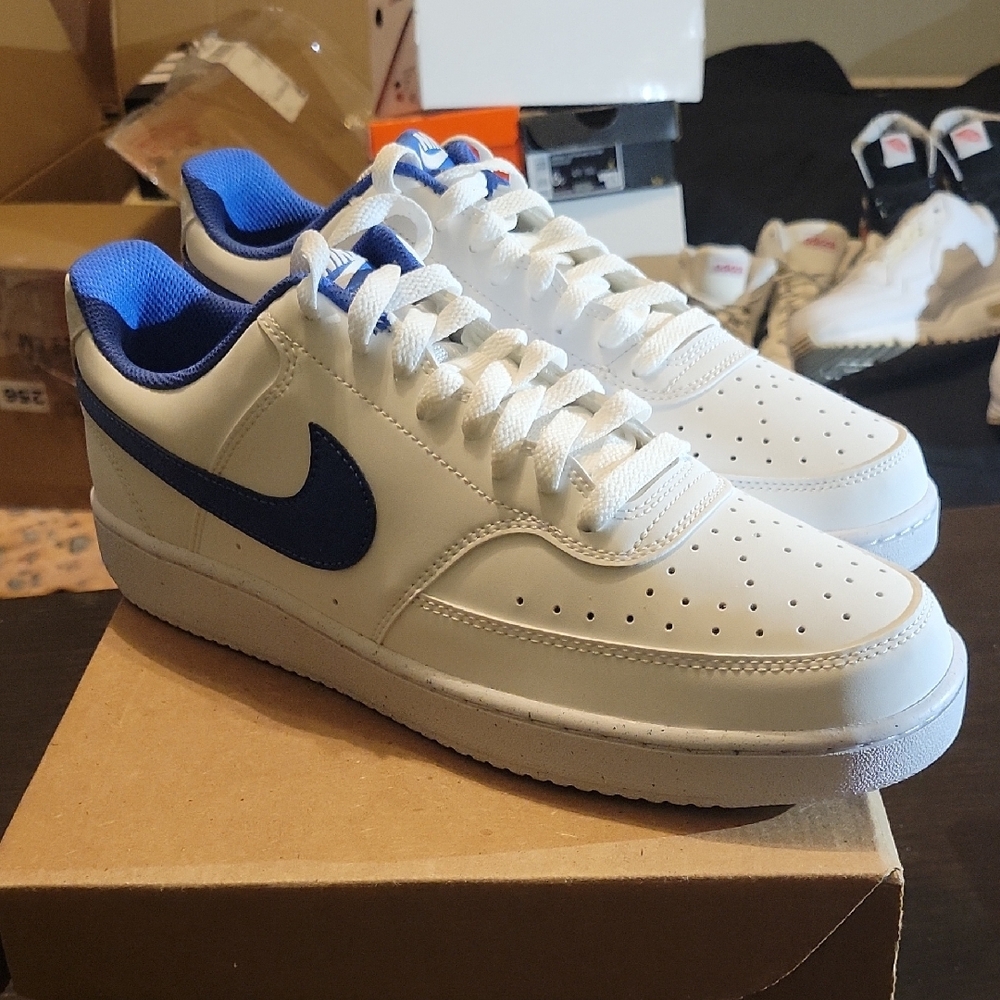 Nike Court Vision Low "Game Royal" (2020) Mens 10 Womens 11.5 NEW - Picture 3 of 9